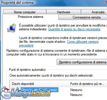 Utilizzo Dischi Di Ripristino Windows Vista