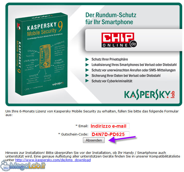 codice attivazione per kaspersky gratis