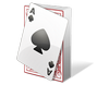 Carte, gioco, poker, picche, picca, mazzo, giocare